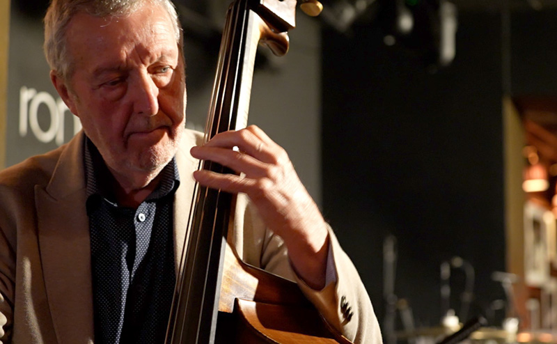 Still from footgage of Dave Green playing at Ronnie Scott's